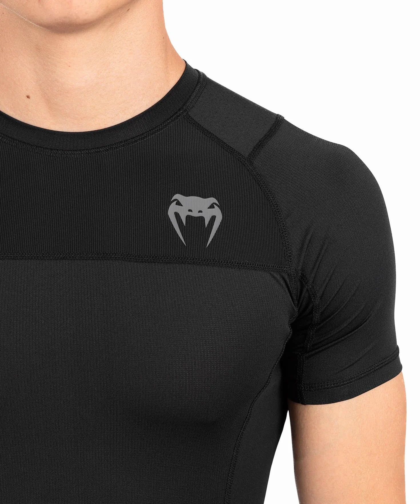 Venum G-fit Air Rashguard Short Sleeve Koszulka Mężczyźni Czarny