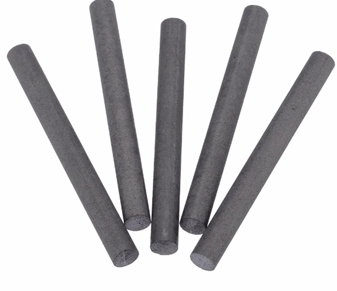 Grafitowa elektroda cylindryczna, 4 sztuk 99.9% pręt węglowy elektrody pręty grafitowy pręt cylindryczny długość 175Mm średnica 4Mm do 8Mm, 7x175mm (Size : 5x175mm)