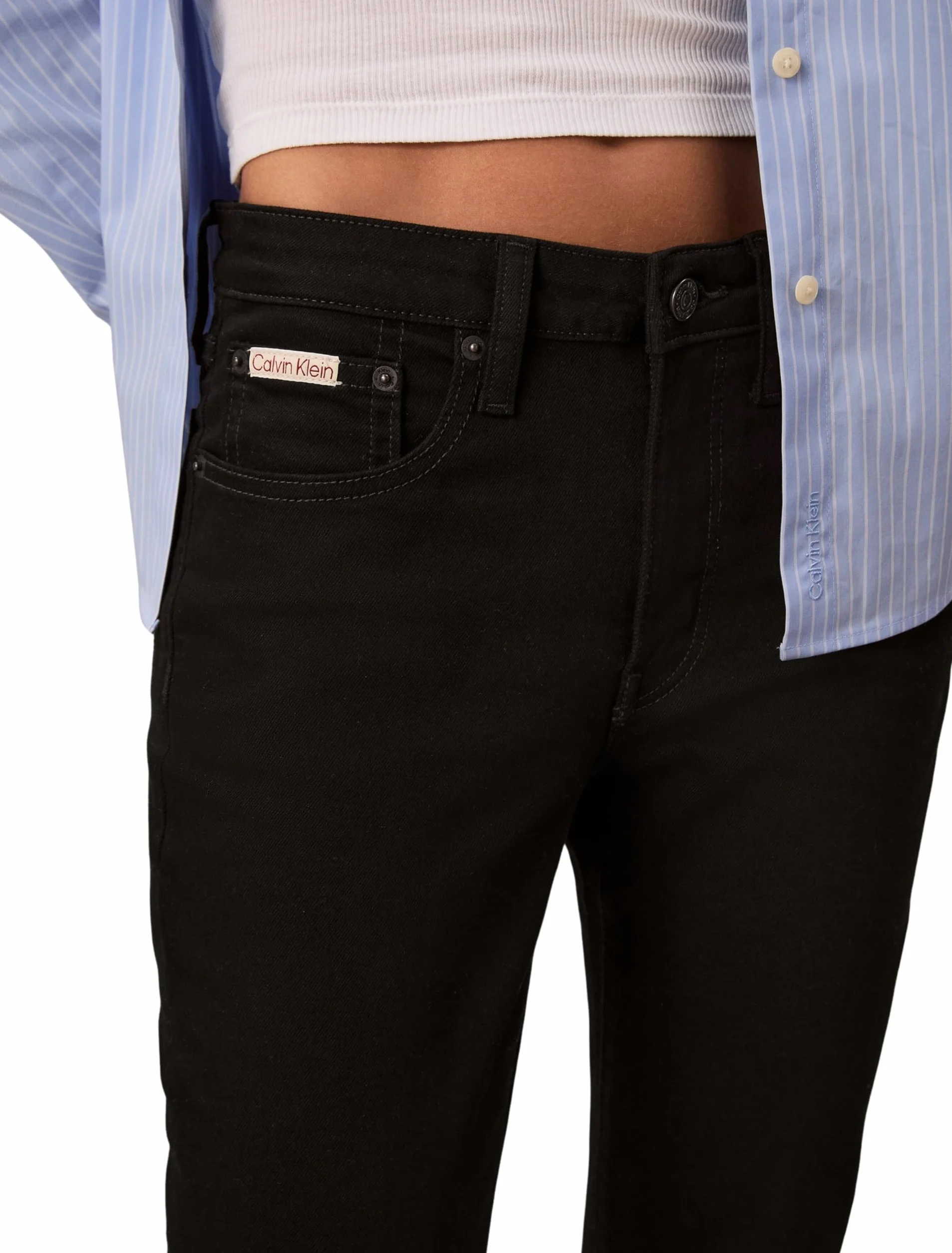 Calvin Klein Jeans Dżinsy damskie, Czarny (Ck Classic Black), 33W / 32L