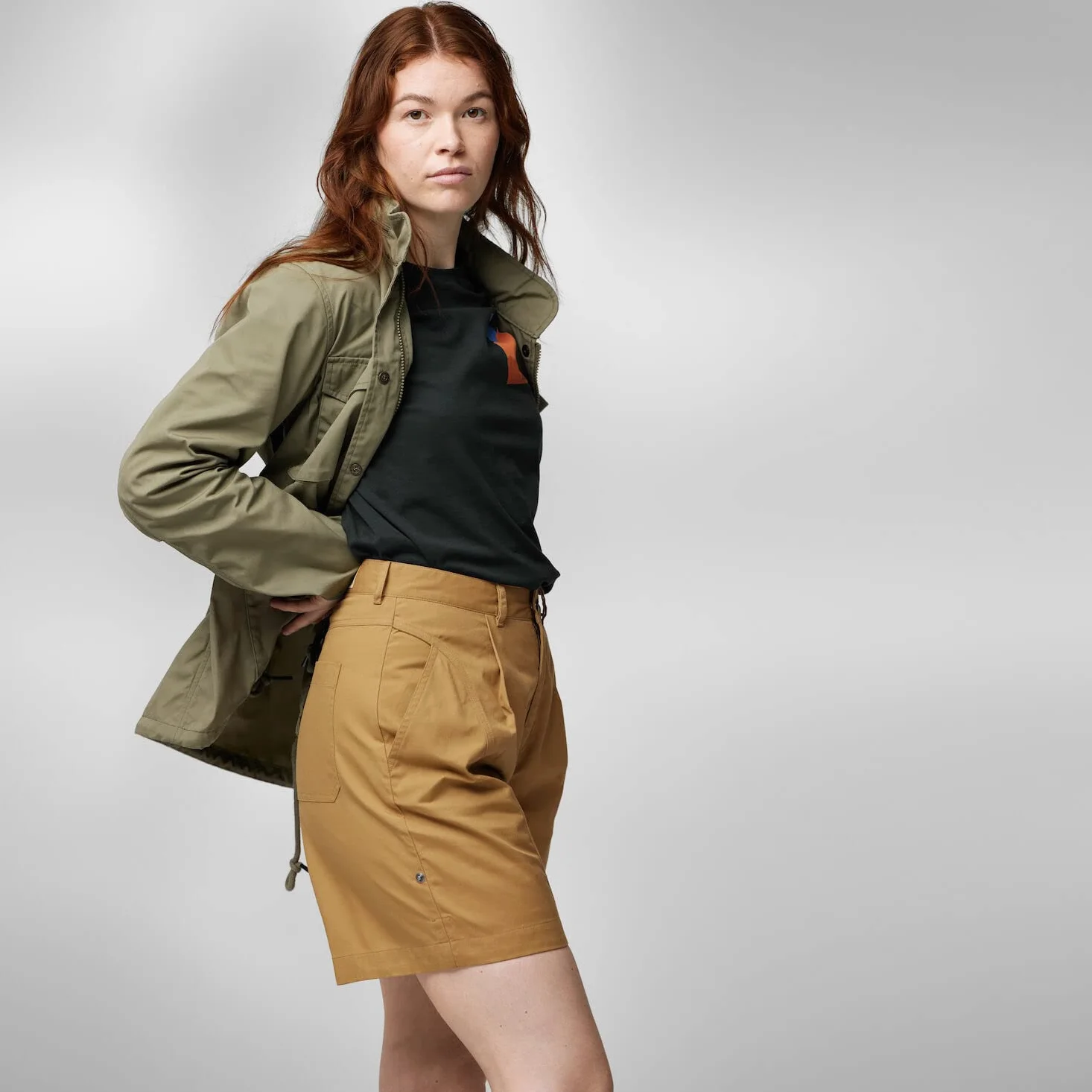 Fjällräven Szorty Vardag W - Szorty Kobiety