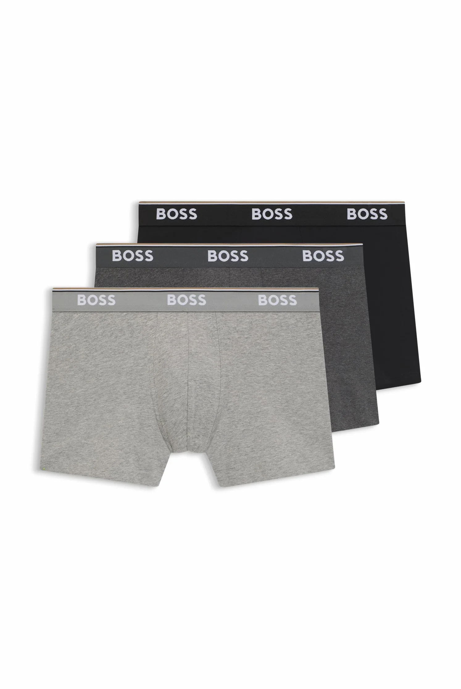 Boss Mężczyźni Brief Bokserki, Szary, L