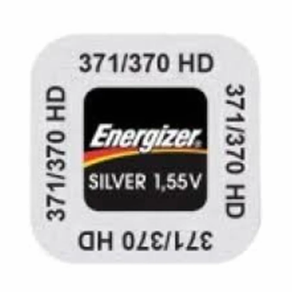 Energizer 2 opakowania 1 baterii z tlenkiem srebra do zegarków 371/370