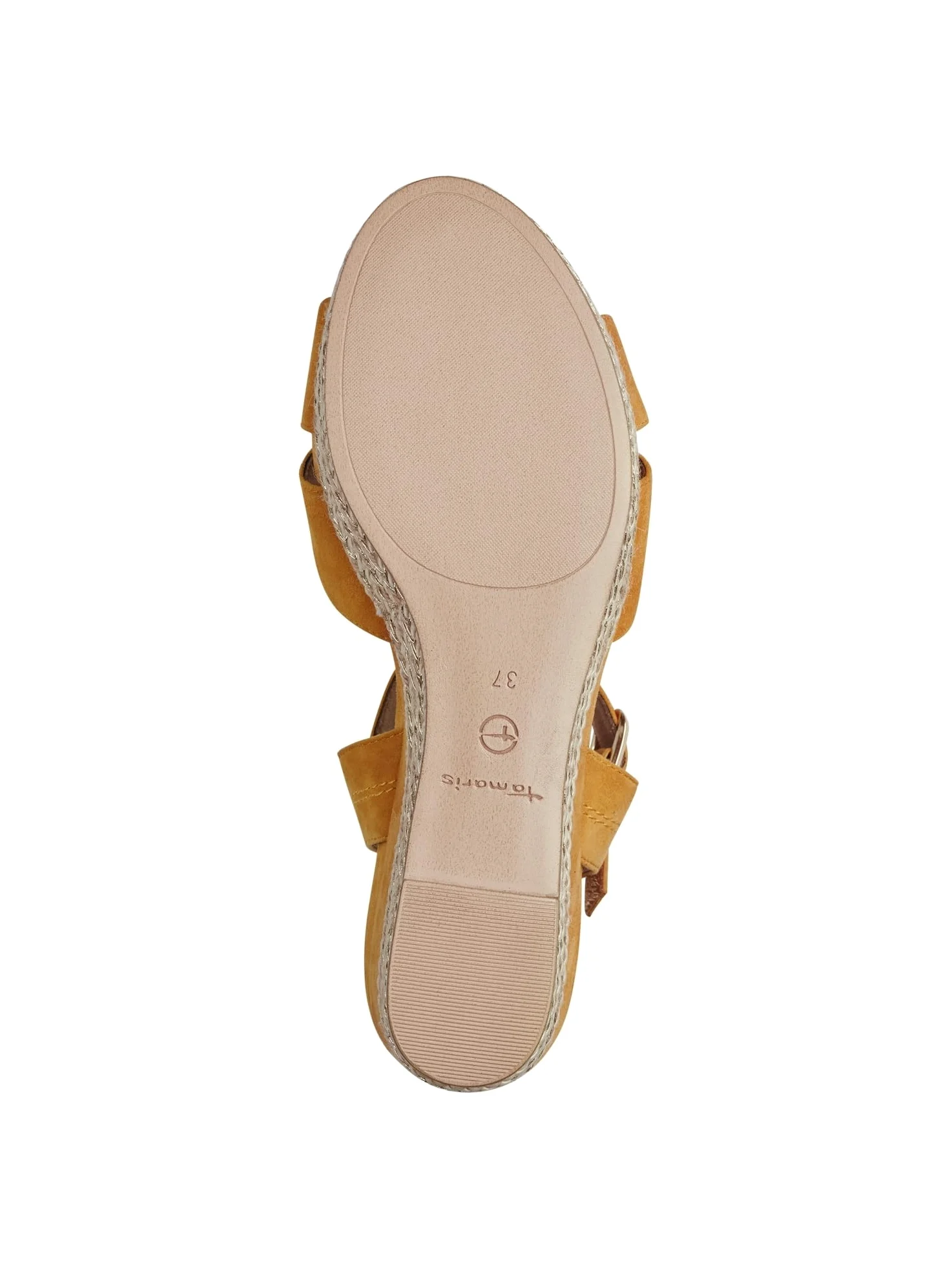 Tamaris Tamaris Damskie 1-28001-42 - Sandał na koturnie Kobiety