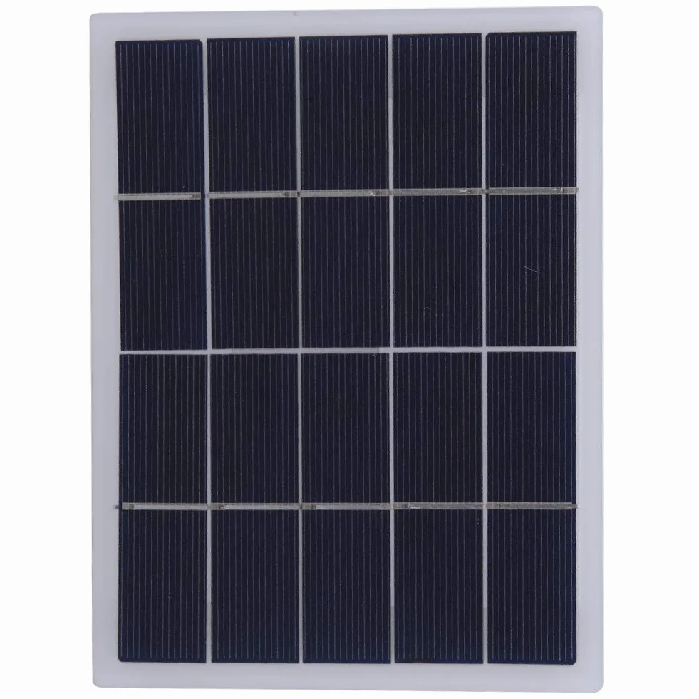 3W 5V Mini Panel Słoneczny, Krzem Polikrystaliczny DIY Panel Słoneczny, Przenośna ładowarka do Panelu Słonecznego, 170x130mm