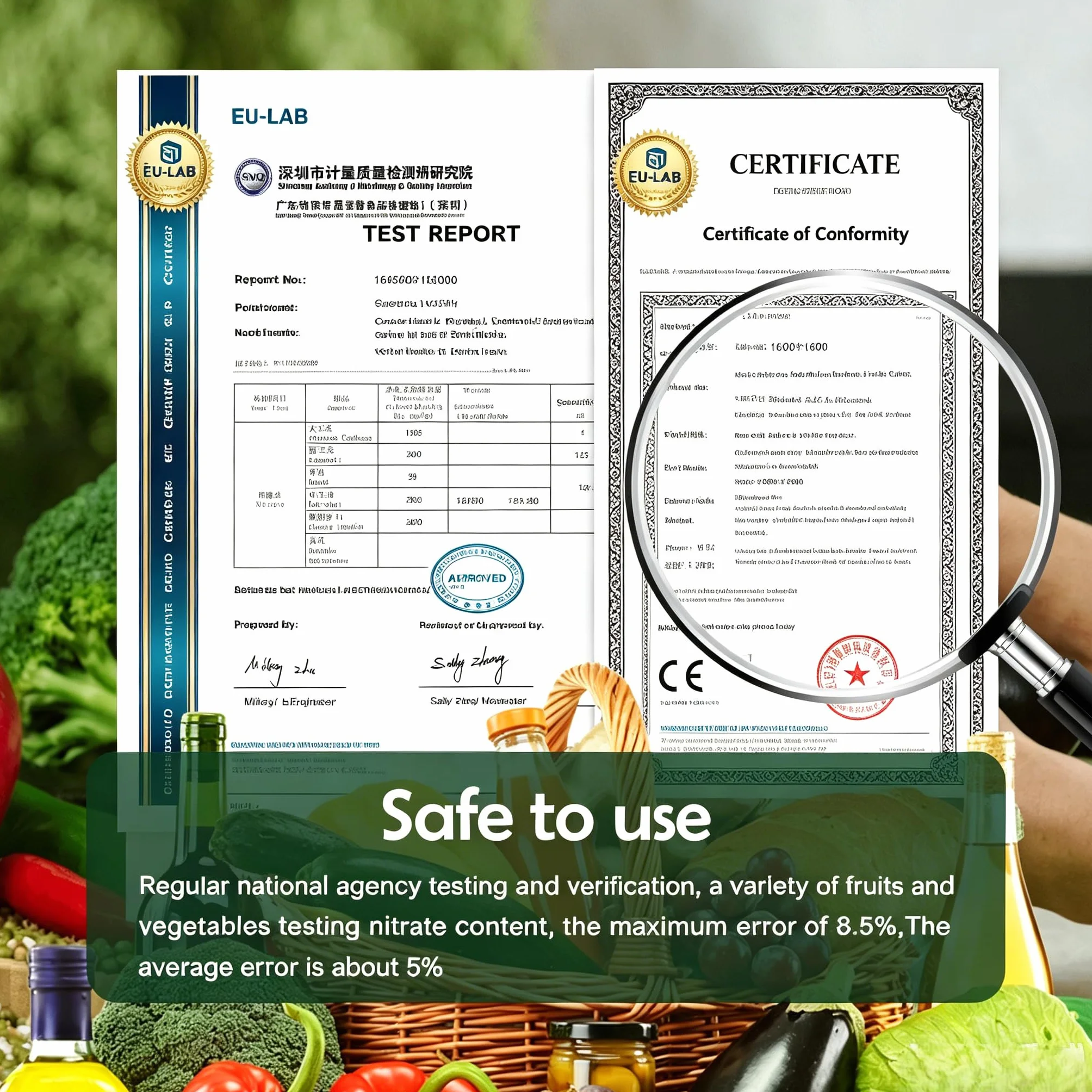 Greentest Eco 6 licznik Geigera + tester azotanów, mięsa, ryb, TDS, tester wody, miernik promieniowania, miernik azotanów, dozymetr detektor promieniowania, czujnik promieniowania
