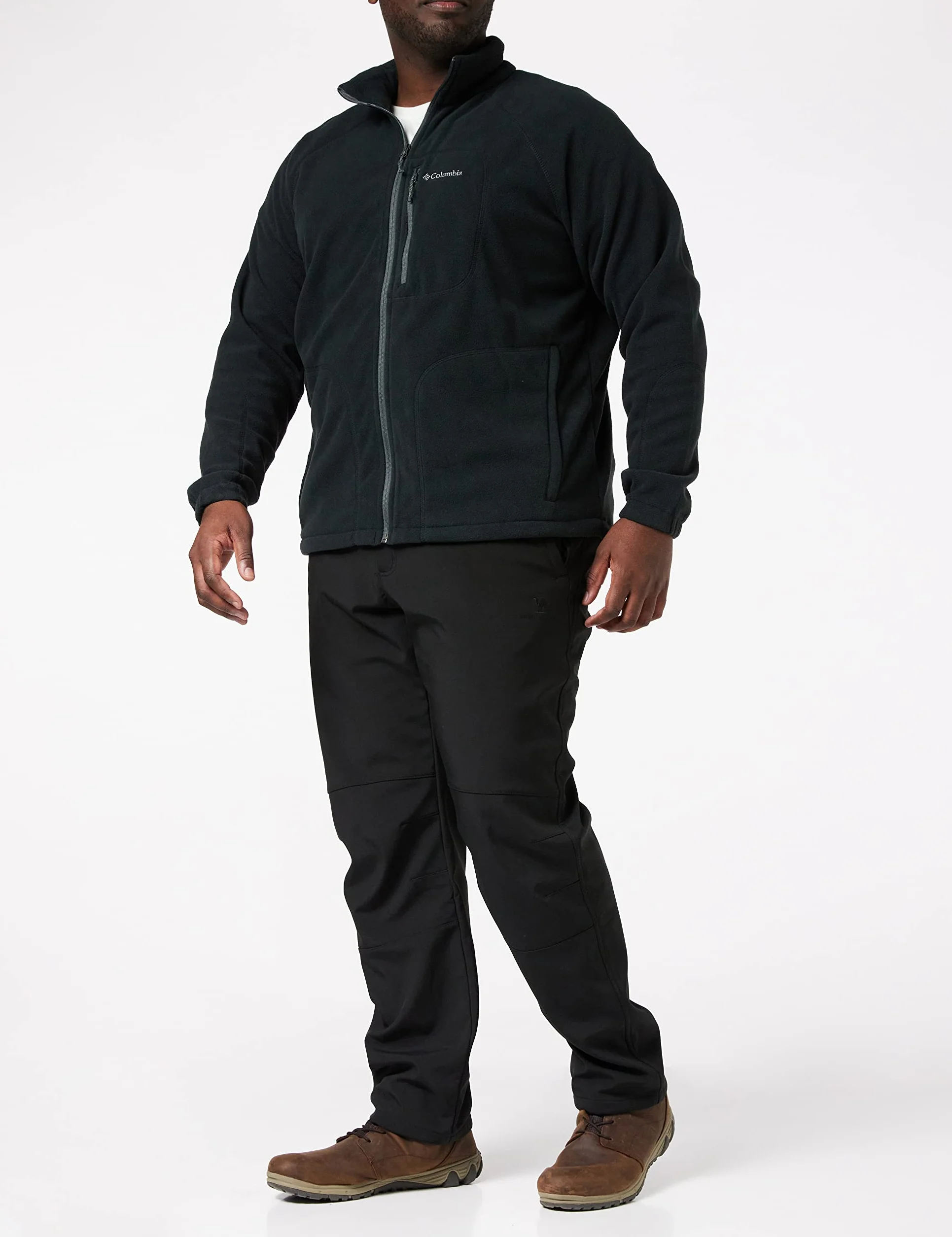 Columbia Fast Trek 2 Full Zip Fleece, Kurtka polarowa Mężczyźni, Black, XXL