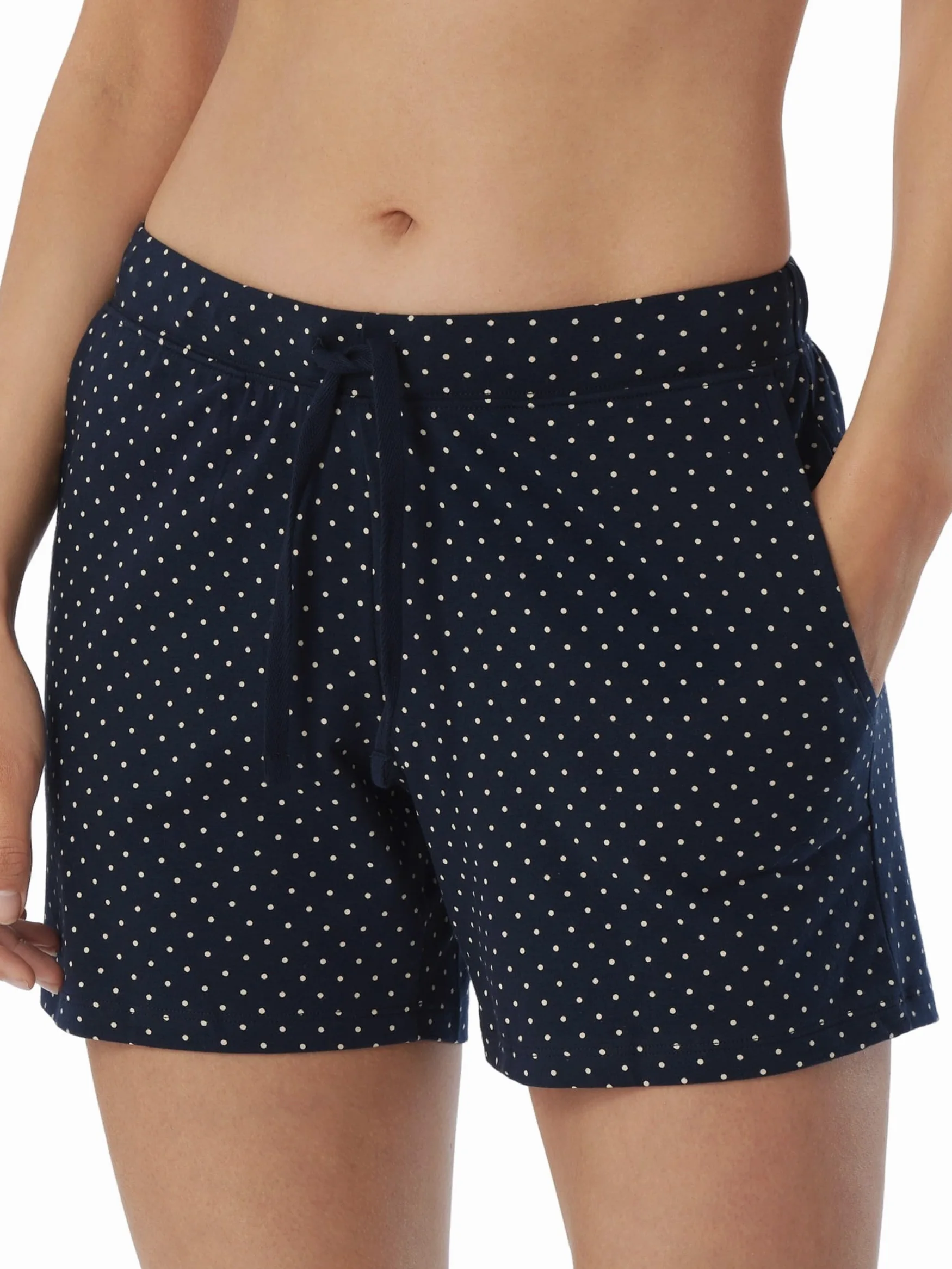 Schiesser Damen Schlafhose kurz Baumwolle shorty - Mix + Relax