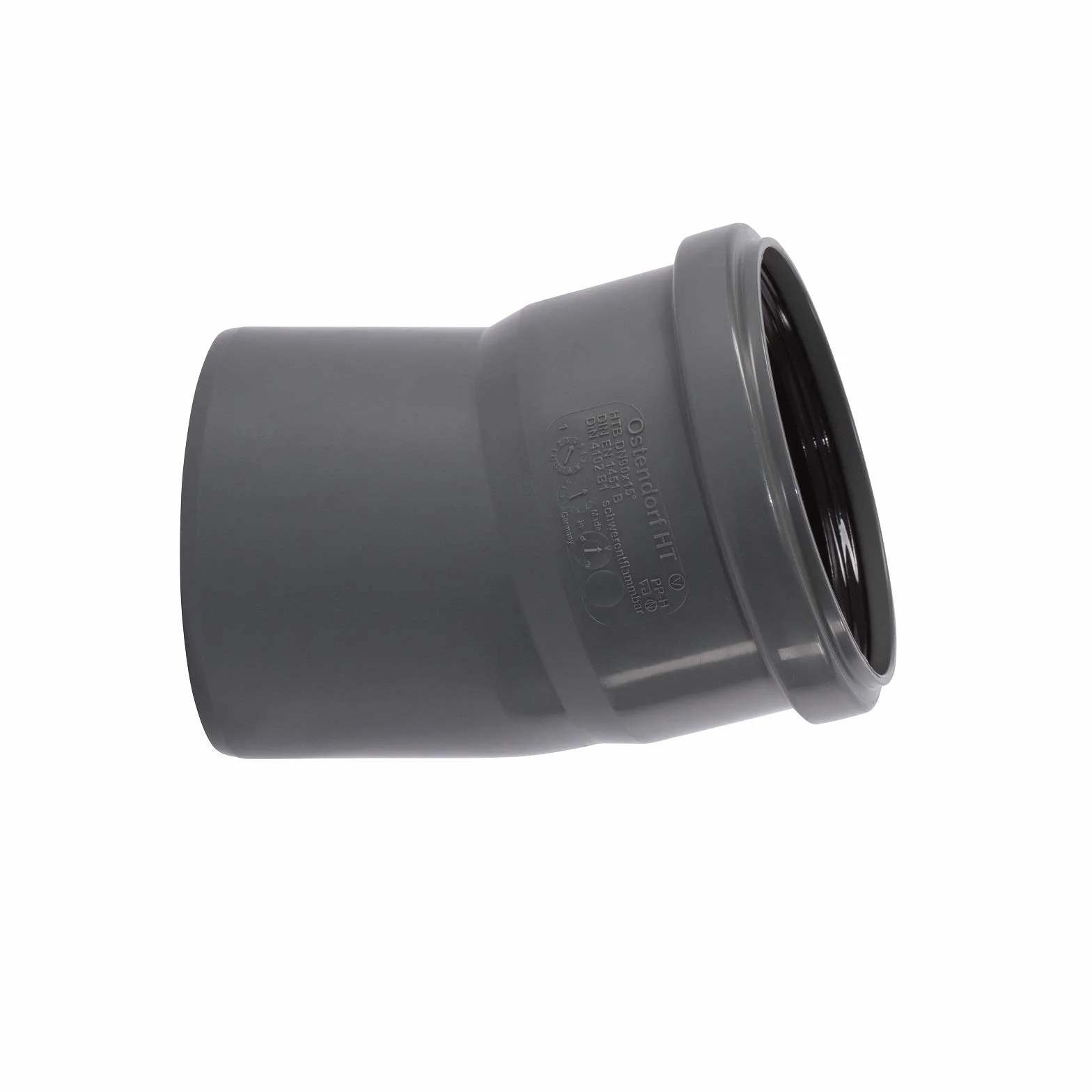 Ostendorf HTsafe łuk 15 stopni DN 90 mm rura HT