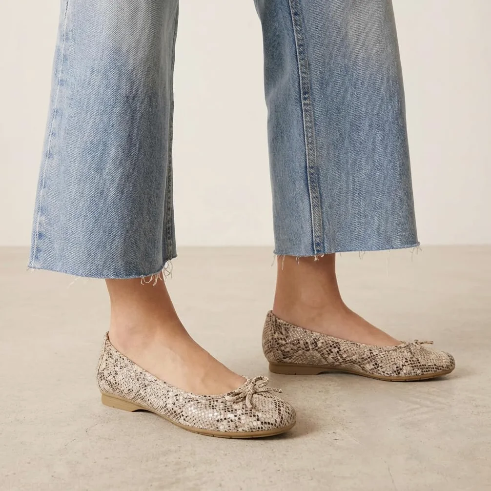 Jana Kobiety Jana Damen Ballerina Vegan 8-22164-41Balerinki