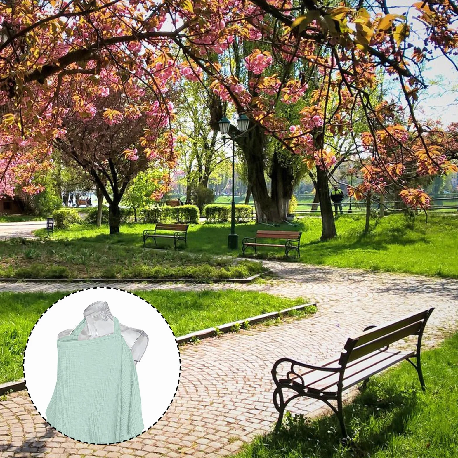 Camidy Pokrowiec do karmienia piersią, miękki pokrowiec na karmienie piersią, dla niemowląt, karmiących piersią, z sztywną obręczą, oddychającą osłoną do karmienia piersią