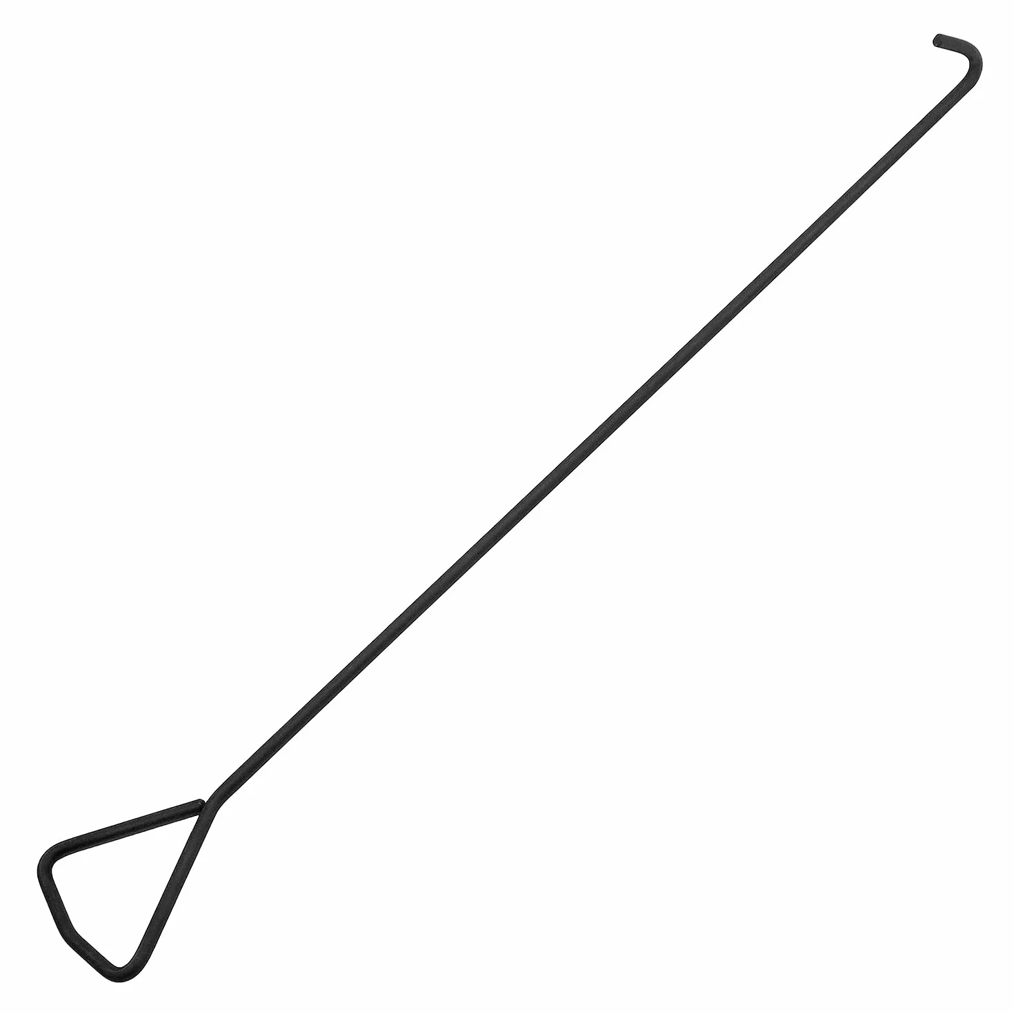 QWORK® 2 sztuki 80 cm haki na pokrywę włazów z końcówką, 45 # stalowe haki na pokrywę włazu, dla trwałości