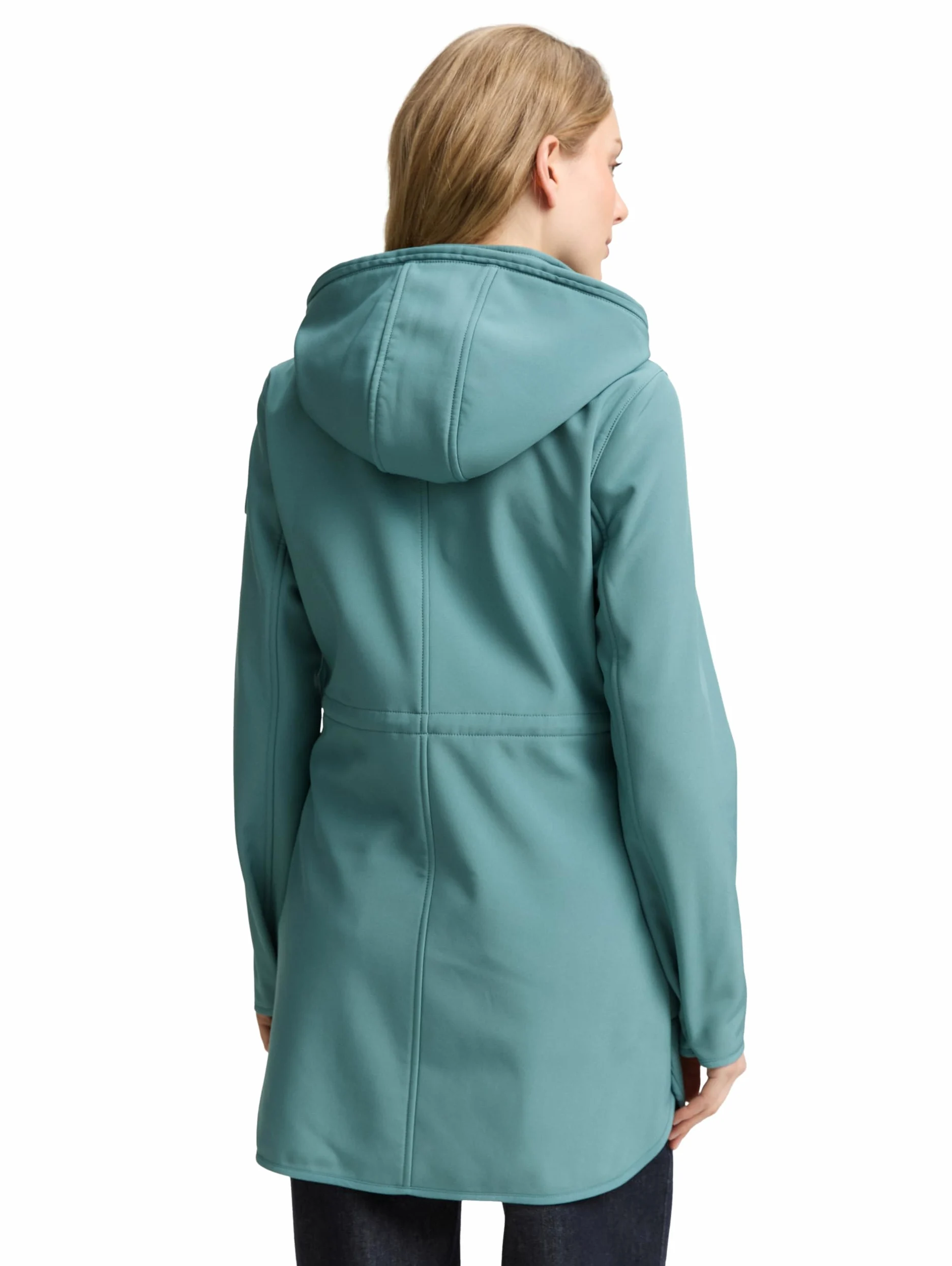 TOM TAILOR Płaszcz damski 1049349, 10697-Sea Pine Green, XL, 10697 - Sea Pine Green, XL