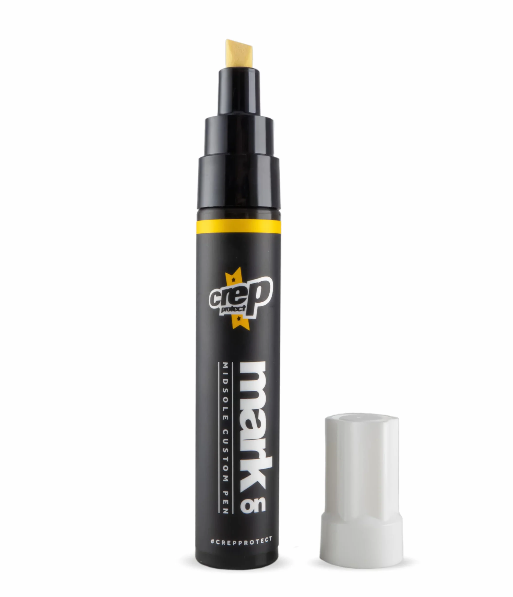 Crep Protect Sneaker Mark-On Pen - Odnawiaj i spersonalizuj podeszwy środkowe butów za pomocą precyzyjnej ściętej końcówki 8 mm - Sneaker Care (białe)