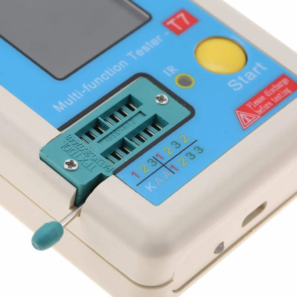 Transistor-Tester LCR-T7 TFT Transistor-Tester Farbige Grafikanzeige Multifunktions