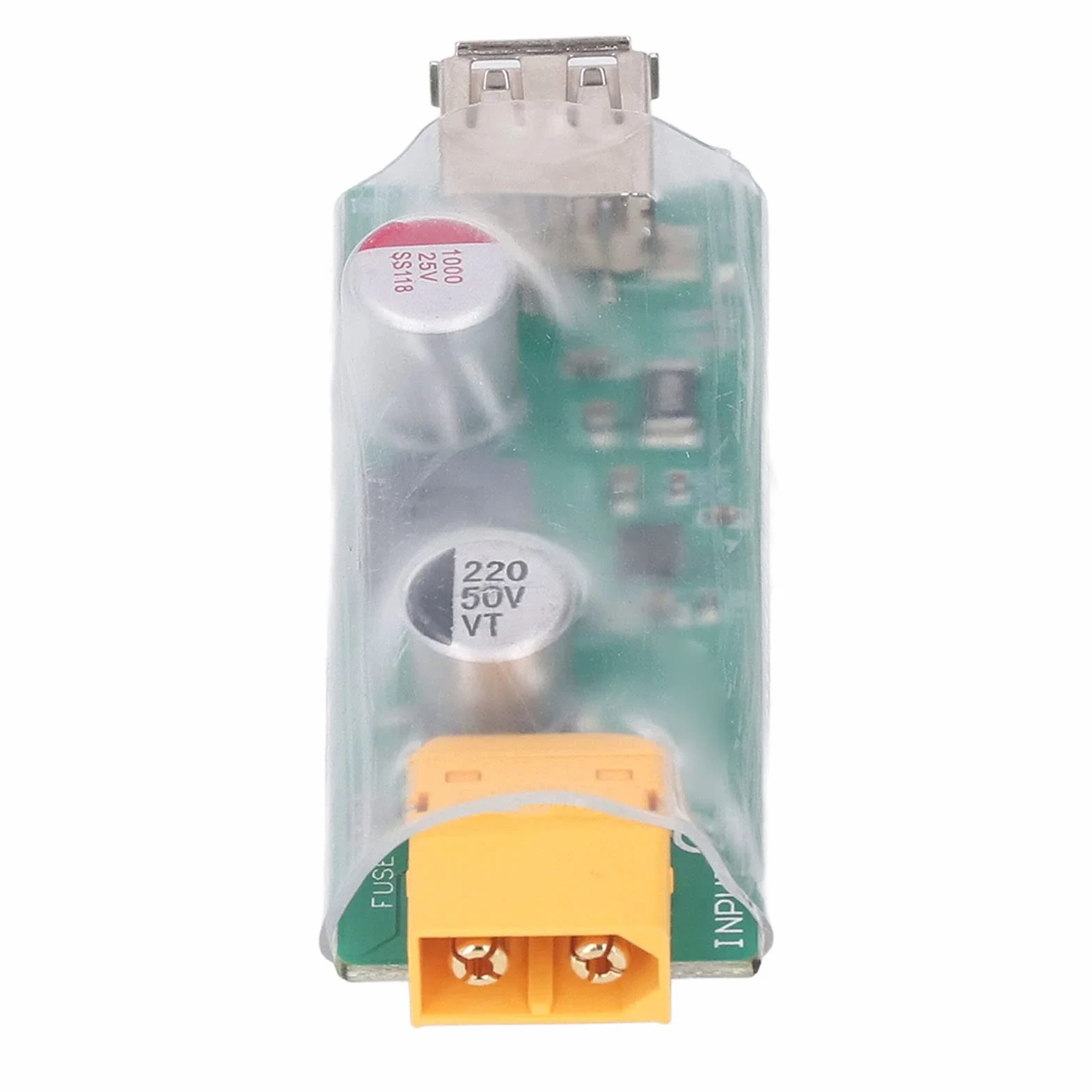Konwerter ładowania XT60 na USB Multi Protection Round Hole3 Interfejsy Plug and Play Materiał PCB Moduł Konwersji ładowania USB dla Prawie Wszystkich urządzeń Elektronicznych