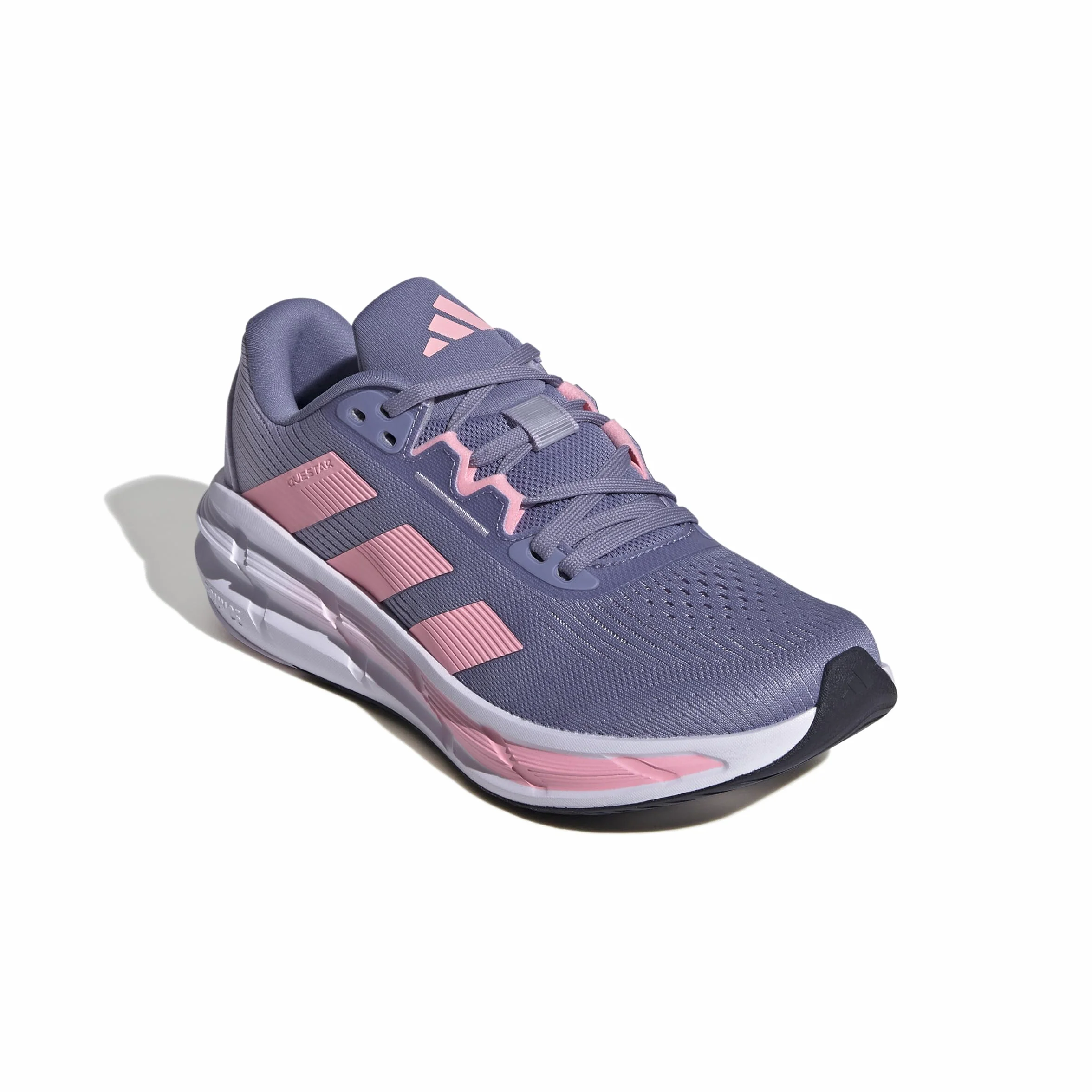 adidas Kobiety Questar 3 Running Shoes, Silver Violet/Pink Spark/Silver Dawn, 40 2/3 EU