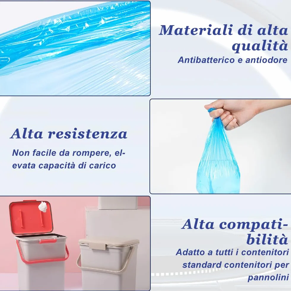 12 pojemników na pieluchy kompatybilne z tommee tippee, woreczki na pieluchy kompatybilne z Twist & Click, pieluchy, kompatybilne ze wszystkimi rodzajami