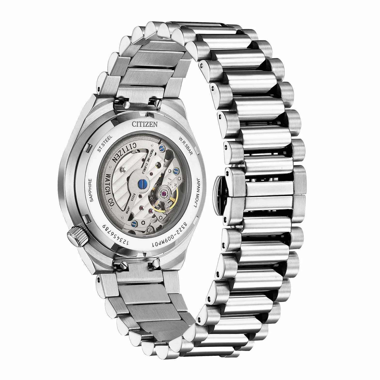Citizen Zegarek automatyczny NK5010-51X, Srebrny, Nowoczesny