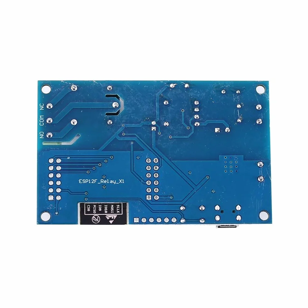 Moduł przekaźnika WiFi, AC 220 V DC 12 V DC, moduł przełączający przekaźnik WiFi, samoblokujący, pilot ESP-12F, moduł przekaźnika Smart Home ESP8266