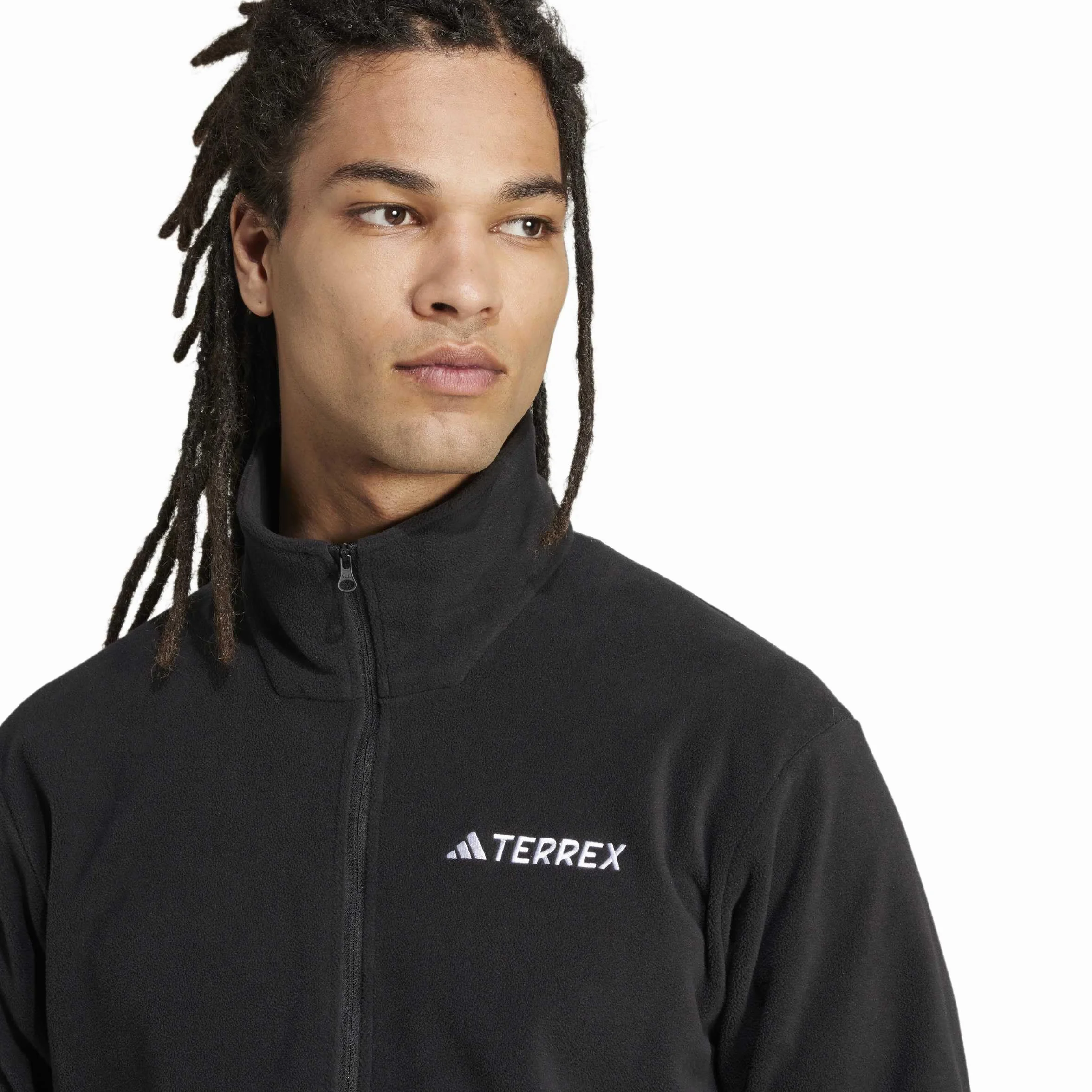 adidas Mężczyźni Terrex Multi Essentials Half Zip Fleece Jacket, black, M