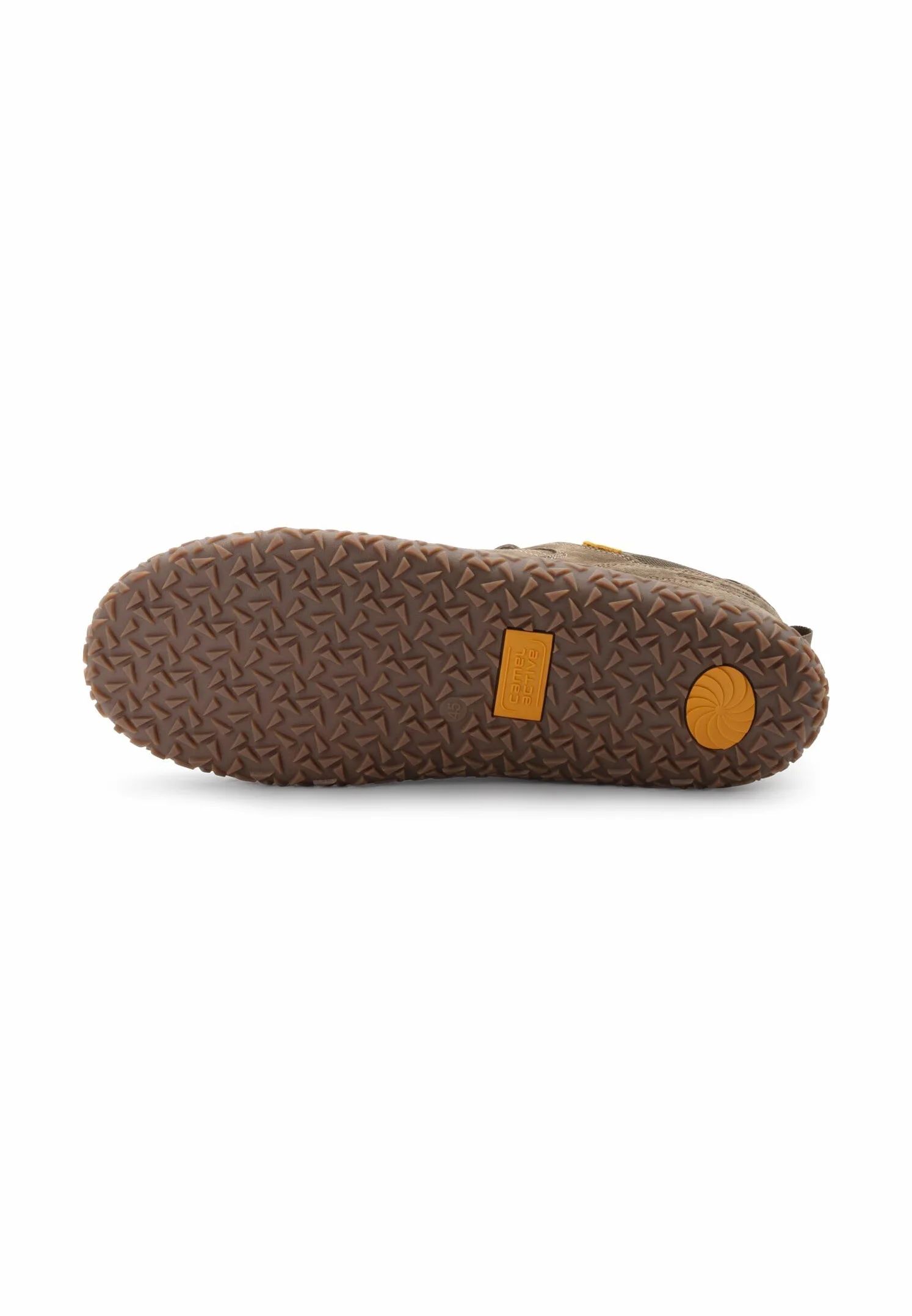 camel active Męskie sneakersy ze skóry nubukowej i tekstylnej