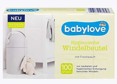 babylove Worki na pieluchy, 100 szt