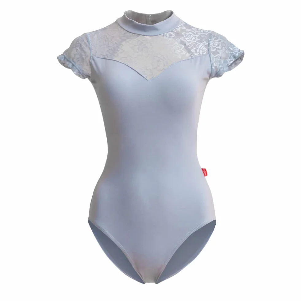 ROYAL SMEELA Koronkowe body baletowe Leotards baletowe body baletowe balet kobiety gimnastyka artystyczne body Leotard taniec balet body dla dorosłych balet z krótkim rękawem body sportowe