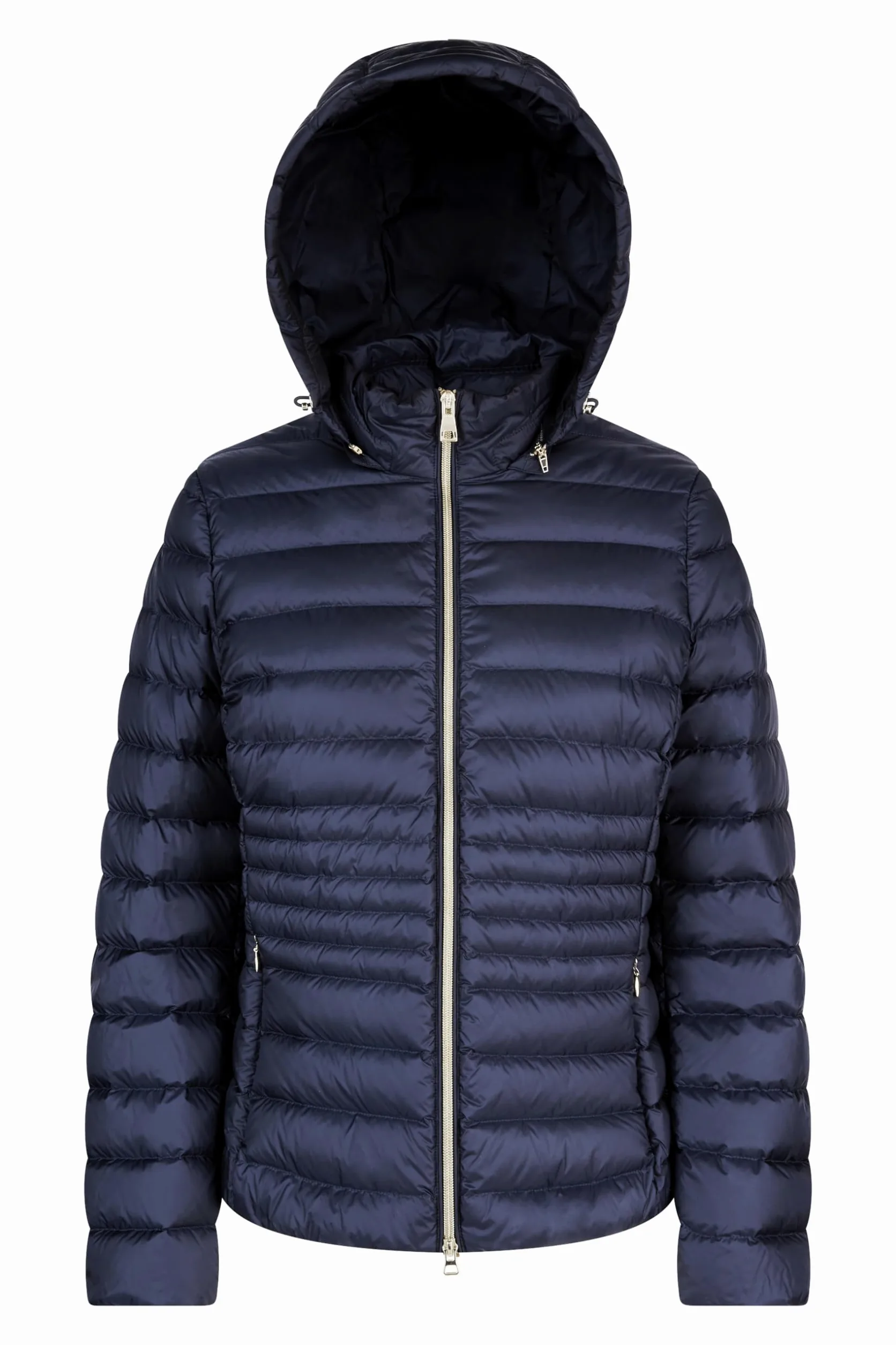 Geox Woman D JAYSEN DOWN Jacket NAVY BLZER_38, granatowy blezer, 32