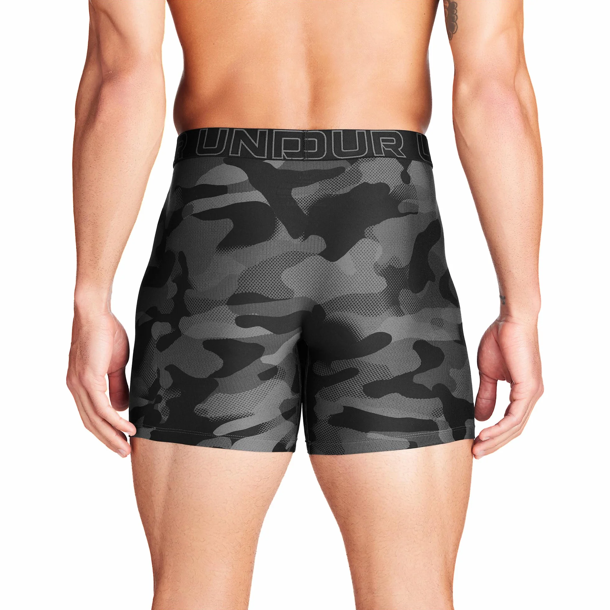 Under Armour Bielizna męska 15 cm Performance Tech Boxerjock - 3-pak, Czarny/szary/moro, L