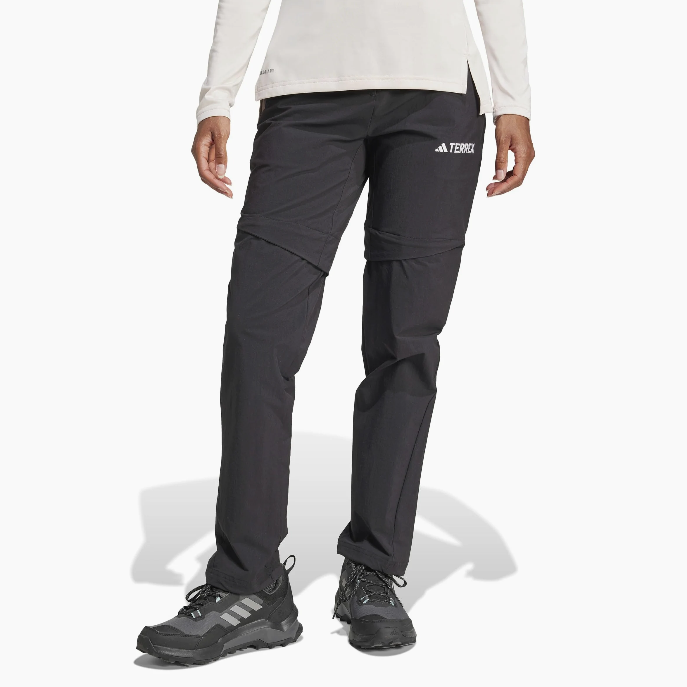 adidas dames Terrex Multi Zip Off Pants, black, 6
