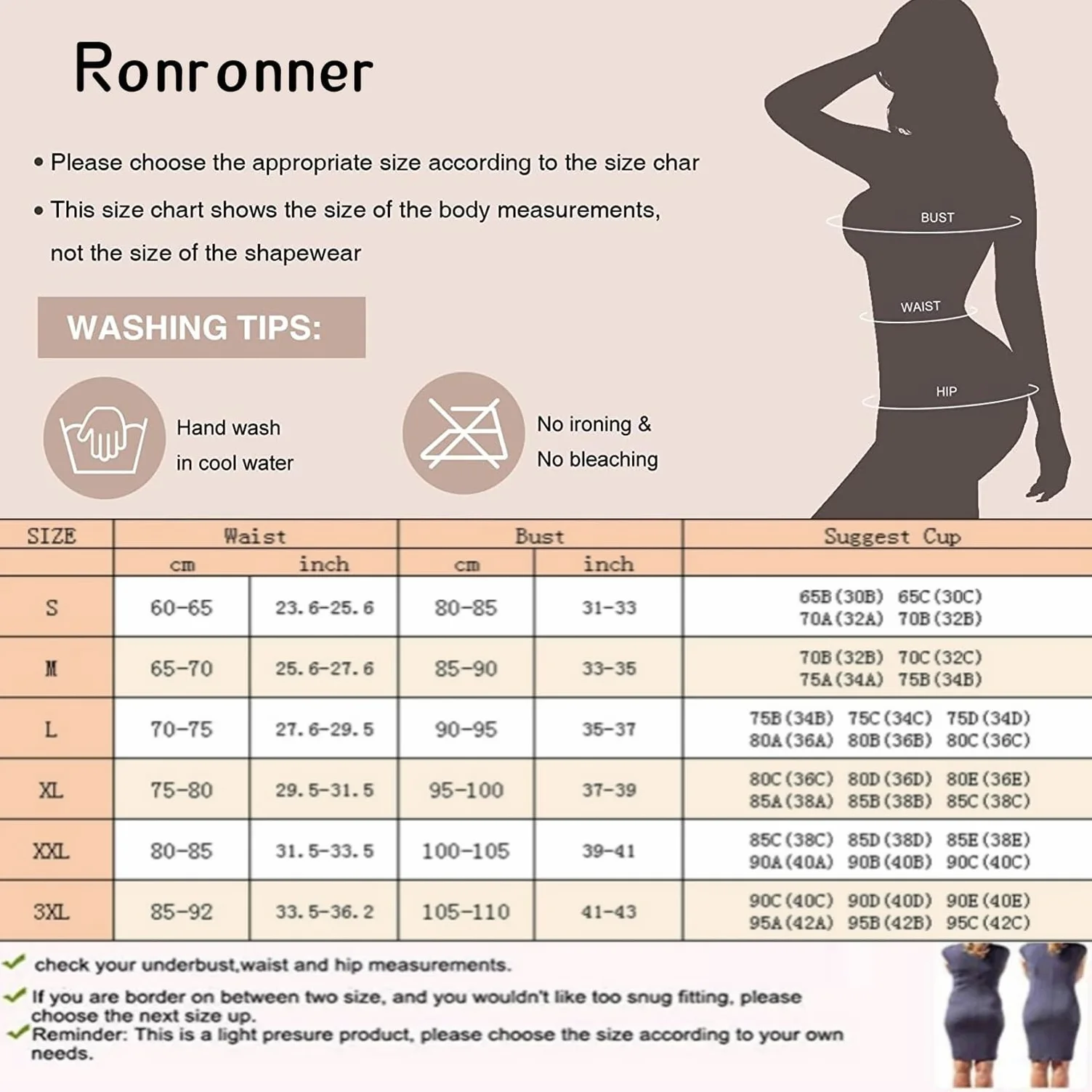 Ronronner Body modelujące kobiety modelujące brzuch kontrola ciała Shaper Body Shaper Niewidoczna poporodowa Shaper Brzuch Podnoszenie pośladków Trener Body