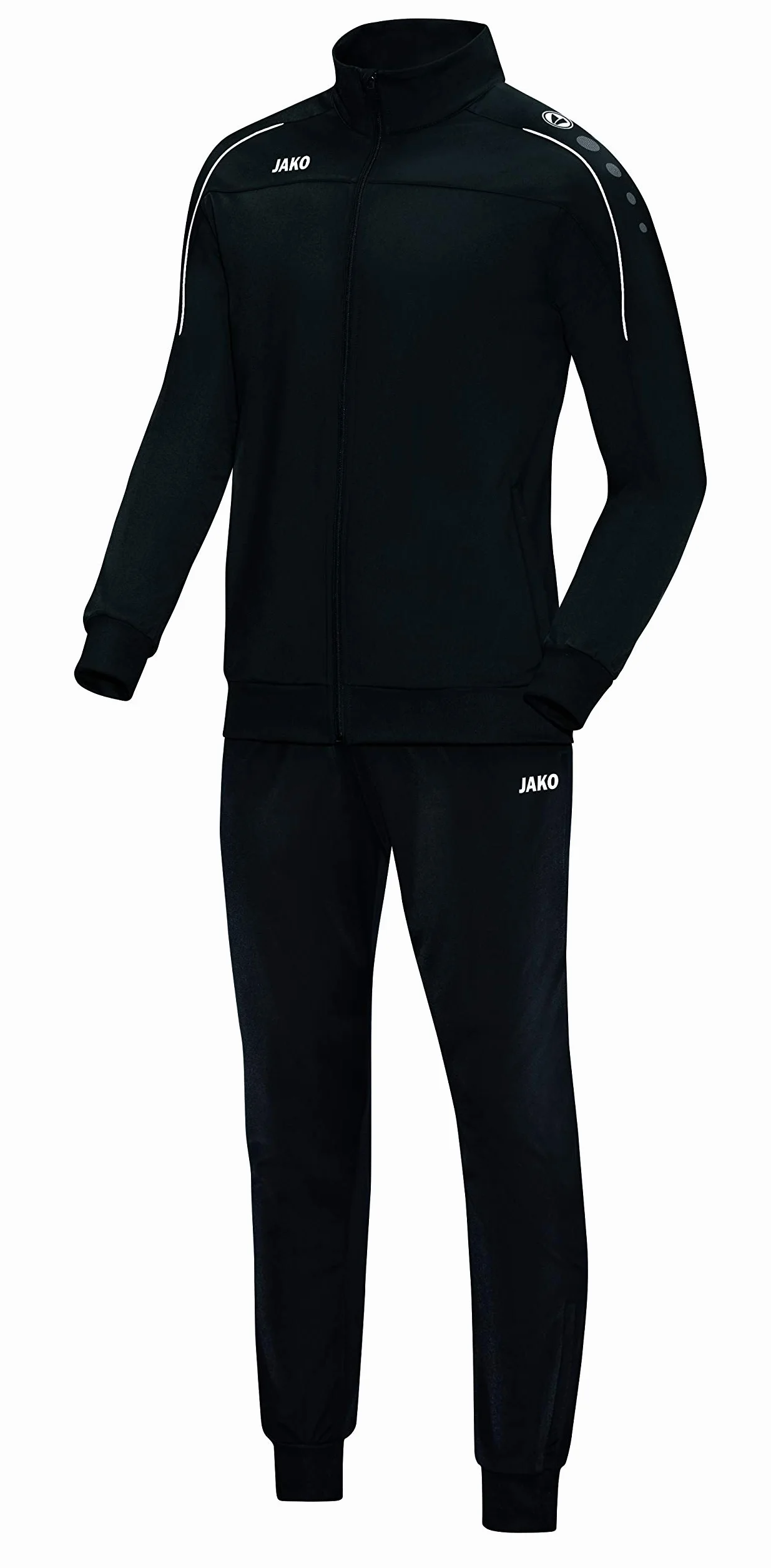 JAKO Dziecięcy dres treningowy poliester czarny 164