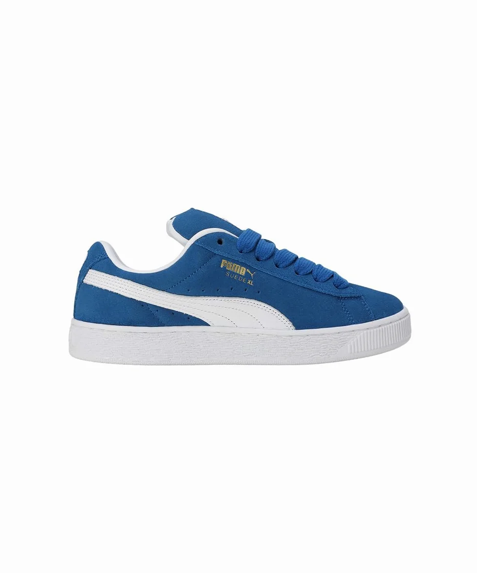 Puma sneakersy skórzane Suede XL kolor niebieski 395205