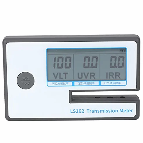 Przenośny Tester Słoneczny, LS162 Tint Solar Film Miernik Transmisji Samochodowej, Miernik Odrzucenia UV IR, Miernik Przepuszczalności światła Widzialnego 3 w 1, IR 950nm UV