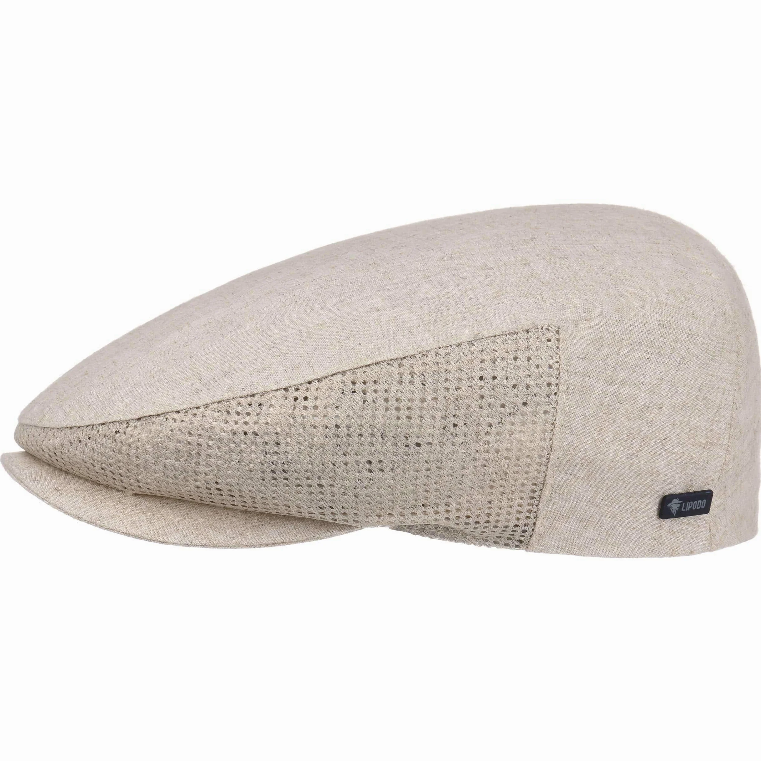 Lipodo Kaszkiet Mężczyźni Lipodo Leinen Flatcap