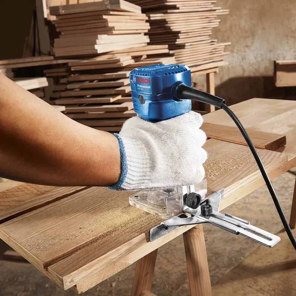 Bosch 1x Frez PRO do zaokrągleń (do Miękkie drewno, Twarde drewno, Ø 36,7 mm, Professional Akcesoria Frez ręczny, Frez krawędziowy)