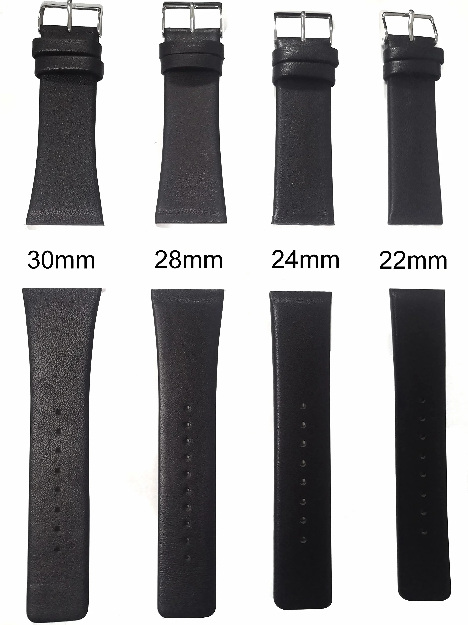 NZZXTO Zapasowy skórzany pasek do zegarka Skagen Bering unisex ze śrubą