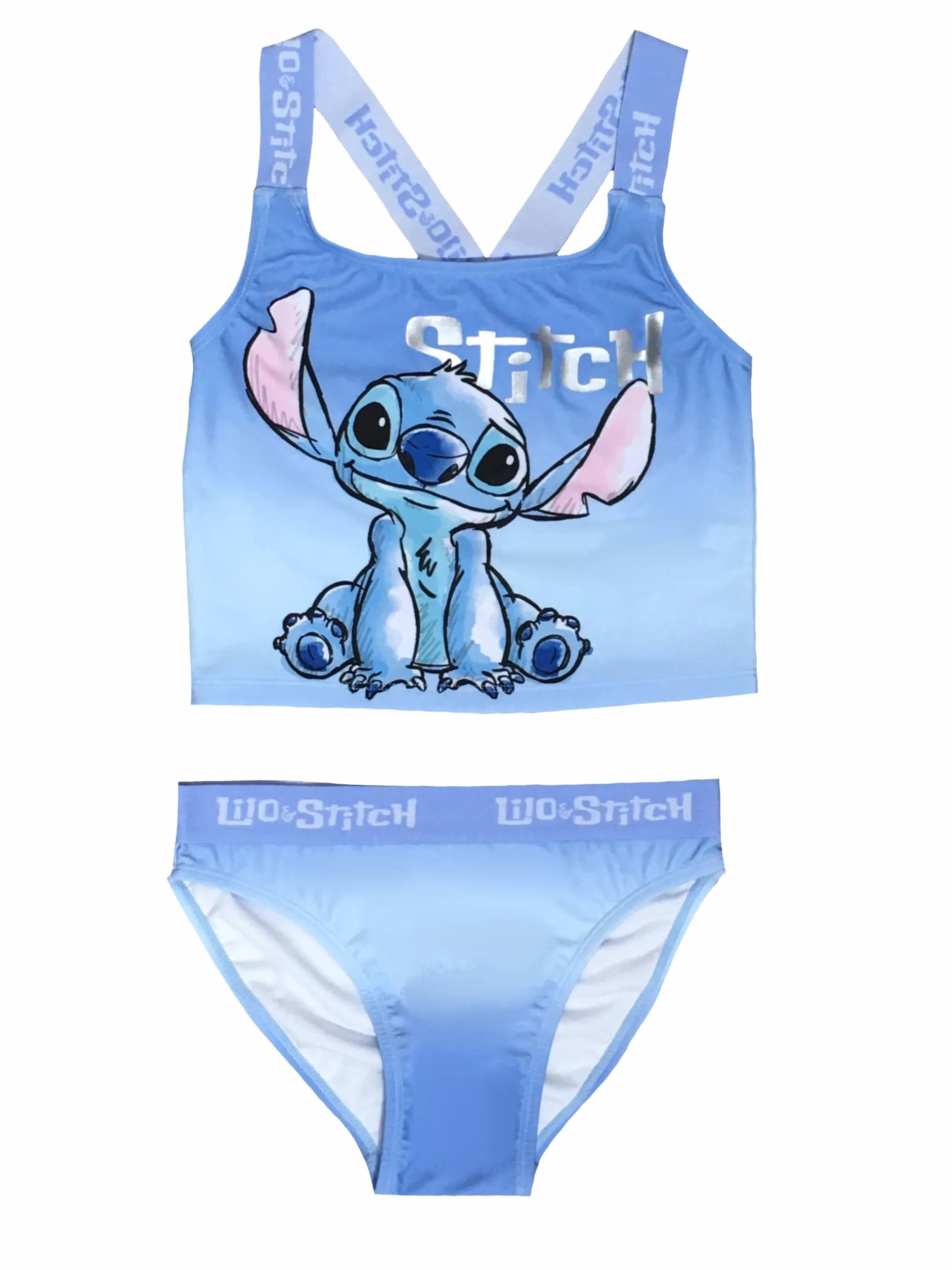 Disney Lilo & Stitch dziewczęcy strój kąpielowy, jednoczęściowy kostium kąpielowy, dla dzieci w wieku od 5 do 13 lat