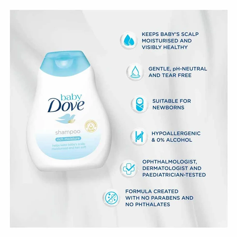 Dove Baby Shampoo - 200 mk (voor gevoelige huid)