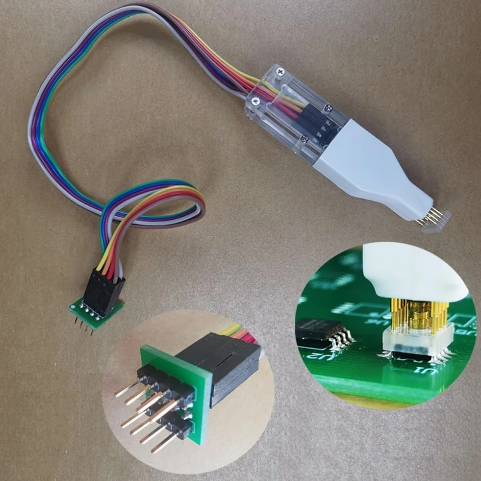 Booso 1 Wson Chip Download Burn Write Probe Spring Needle Flash Eeprom Chip Burner Cable Vsonwson 8x6mm 8.5mm