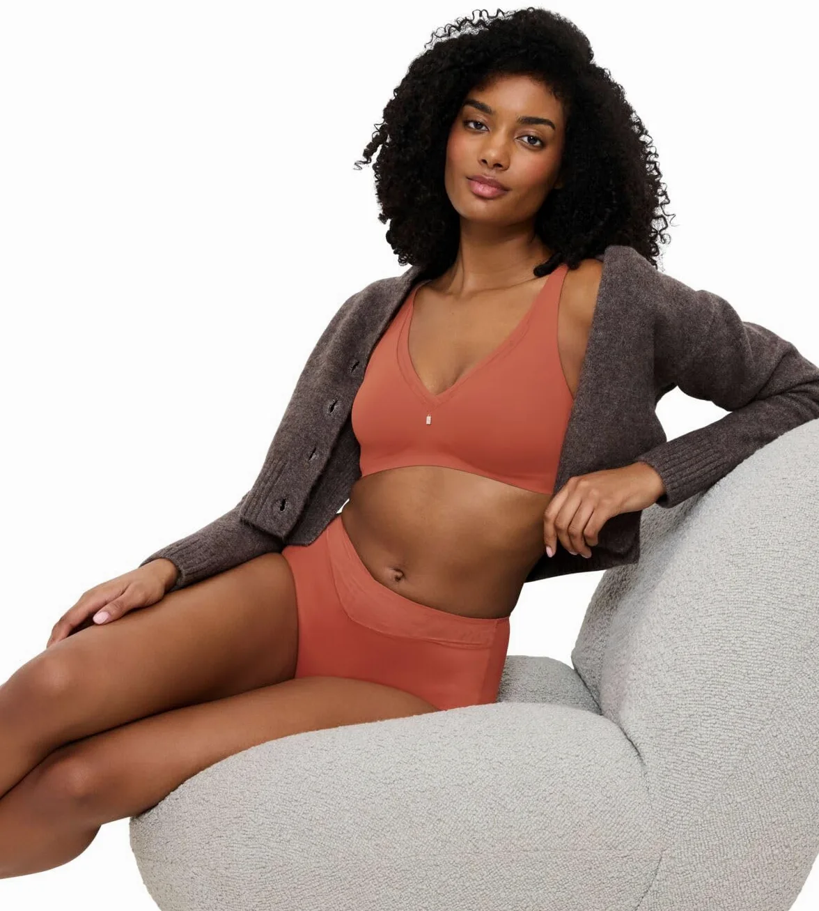 Triumph - True Shape Sensation T N01 - biustonosz minimalizujący bez fiszbin, Desert Sunset, 85E