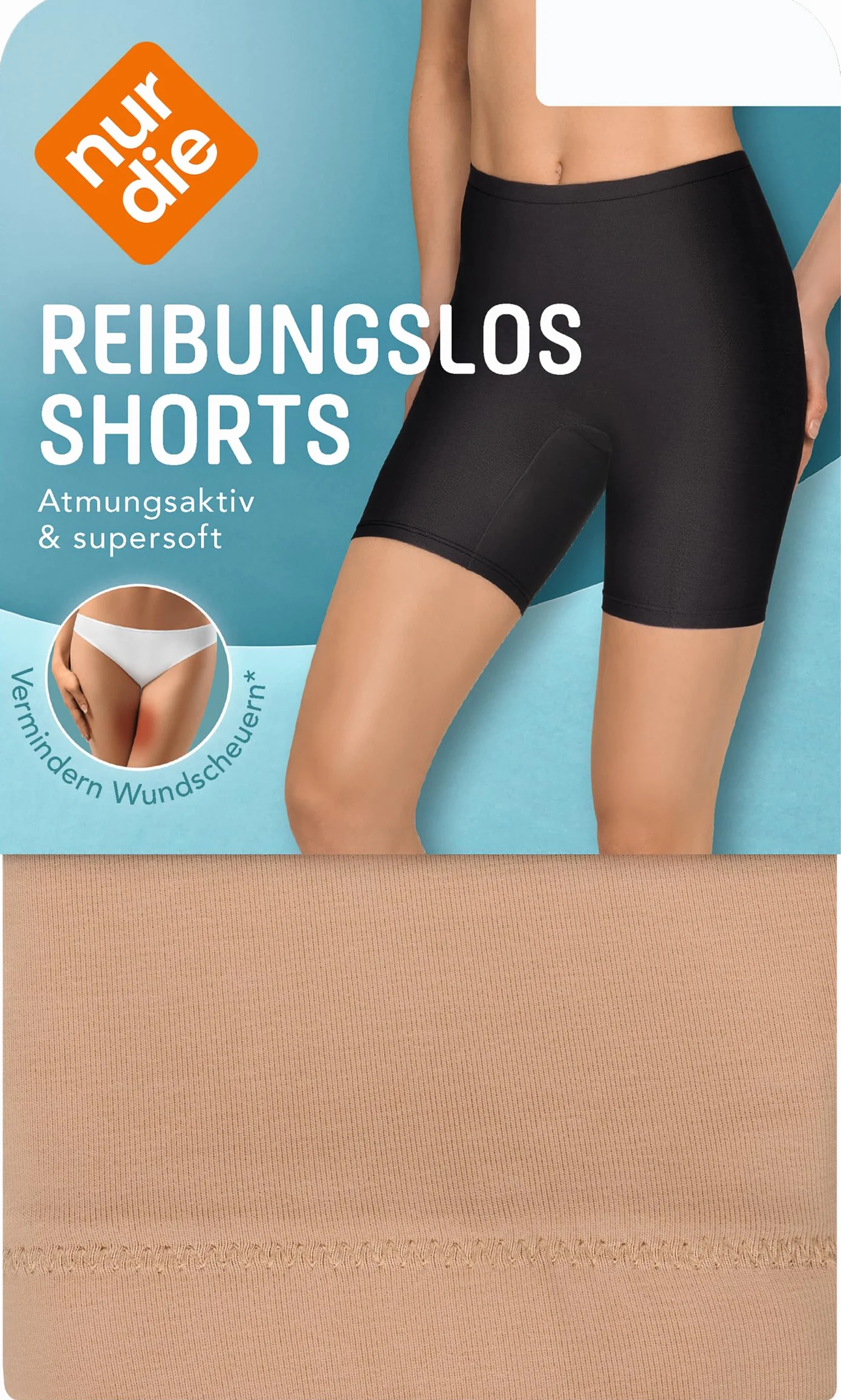 Nur Die Reibungslos Radlerhose Kurze Leggings Unterziehhose Damen Shorty