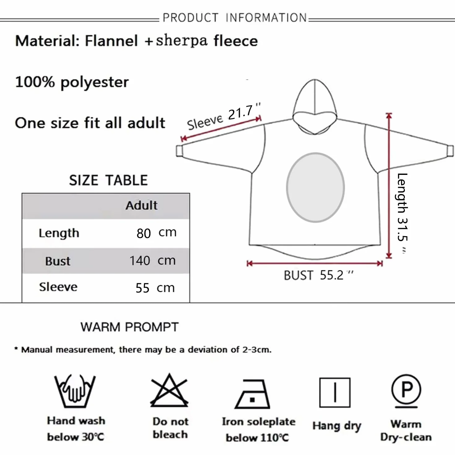 Bluza z kapturem z motywem lisa, ponadwymiarowa bluza Sherpa wygodna bluza dla dorosłych kobiet dziewcząt, ciepły przytulny zwierzęcy koc z kapturem pomarańczowy