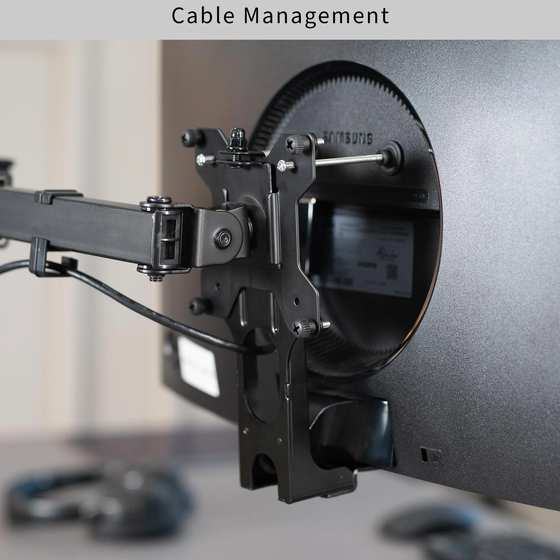 VIVO Quick Attach VESA adapter płyta wspornik zaprojektowany dla Samsung CF397, monitora CRG5, 32-calowe zakrzywione ekrany Full HD, MOUNT-SG03CF