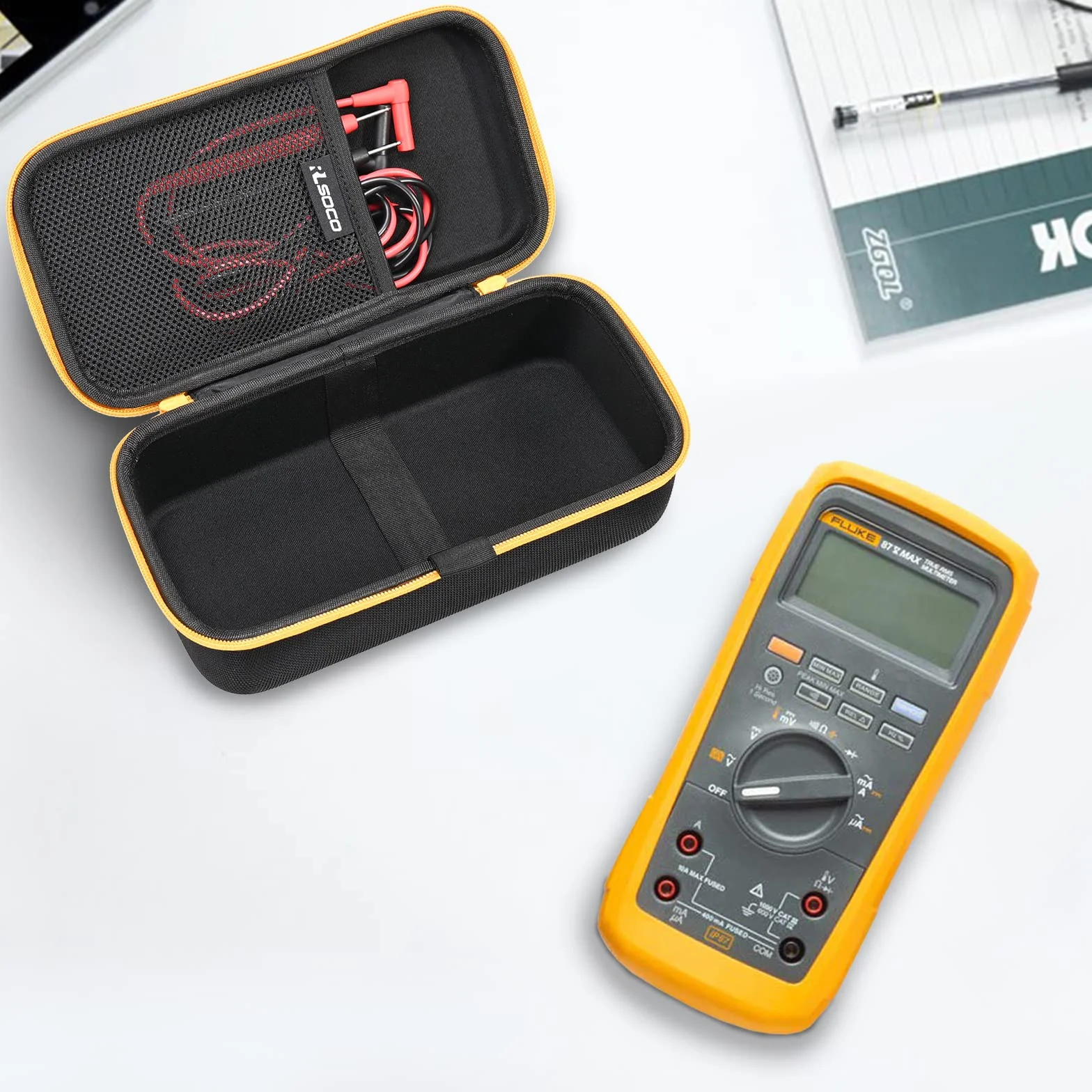Etui do Fluke 77-4/Fluke 87V MAX/Fluke 87V/E2 handmultimeter digital przez RLSOCO (Tylko Etui)