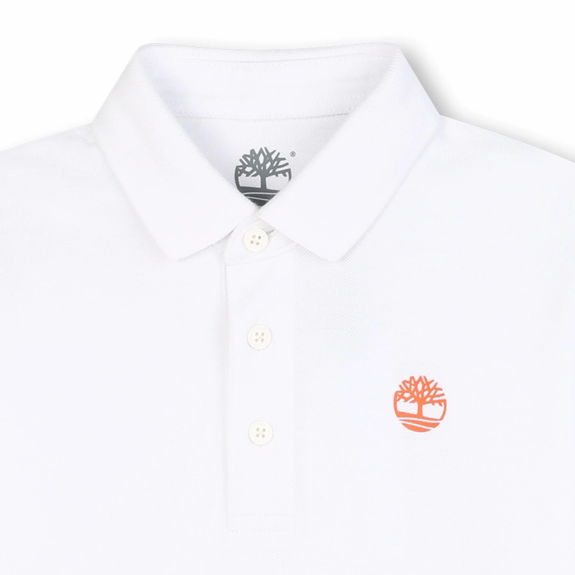 Timberland Chłopięca koszulka polo T60580 Biały 6 Lat