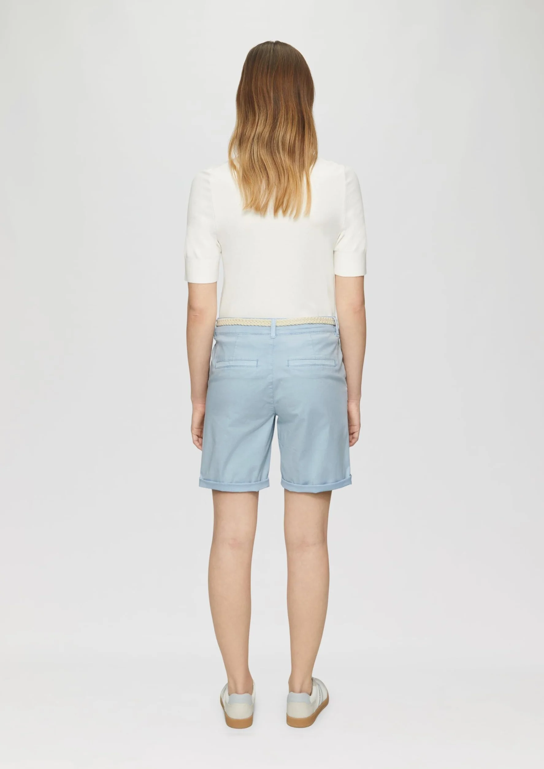 s.Oliver 2161341 - Chino bermudy z paskiem Kobiety