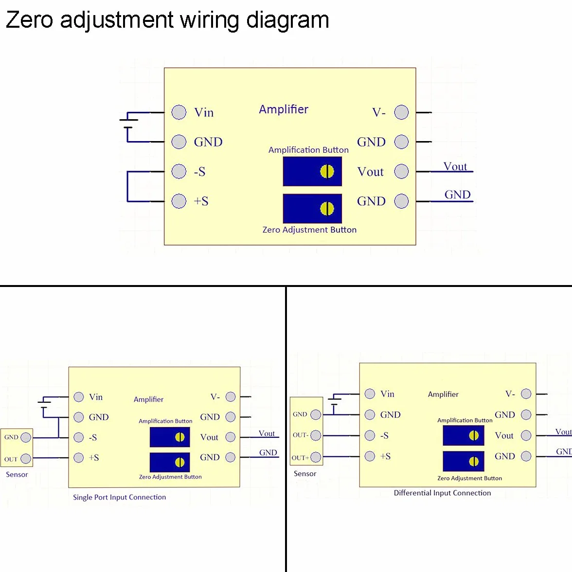 DC 3-12V AD620 moduł wzmacniacza 1,5-1000 wzmocnienia regulowany mikrowolt miliwolt moduł wzmacniacza sygnału wysoka precyzja z nagłówkiem
