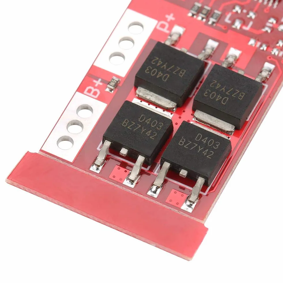 Batterieschutzmodul, Hochstrom-Lithium-Ionen-Ladegerät der Serie 4, Schutzplatine für 14,4 V, 14,8 V, 16,8 V Unterstützt die automatische Aktivierungsfunktion