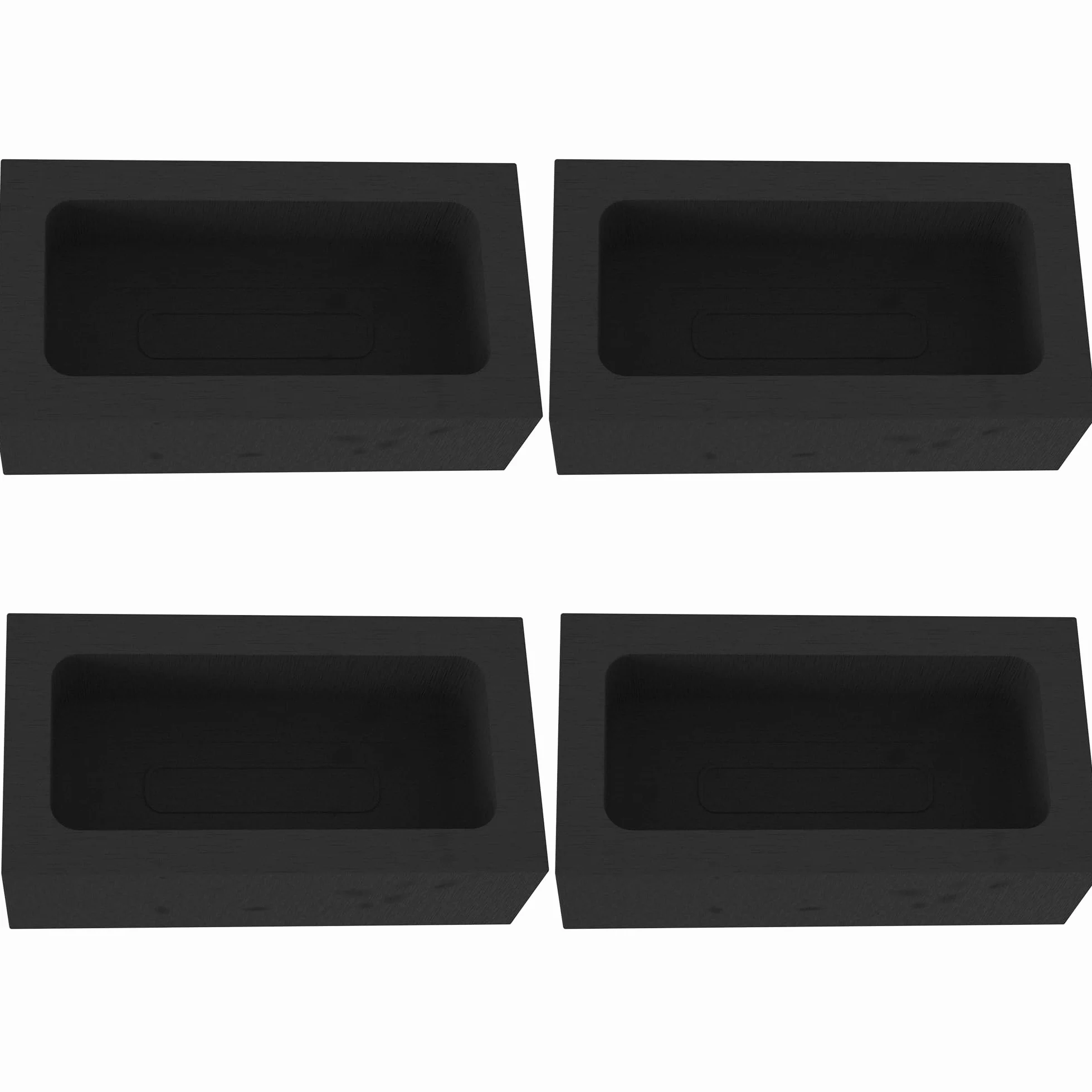 lormuzi (1KG-opakowanie 4) Formierka z grafitem Wysokiej czystości formierka do prętów grafitowych Złoto-srebro-aluminium-miedź-mosiądz-cynk-ołów-stop Metalowa forma do odlewania